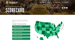 Desktop Screenshot of afpscorecard.org